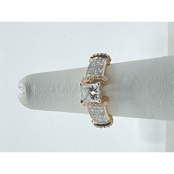 18k Rose Gold Diamond Rings 