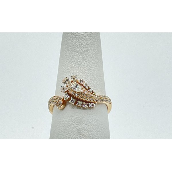 18k Rose Gold Diamond Rings 