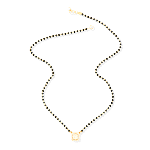 Tempting 0.53 CT Diamond Mangalsutra in 18K Gold 