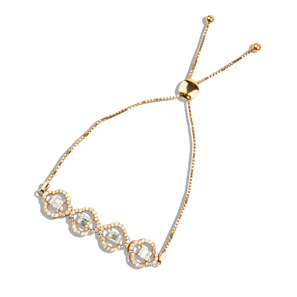 1.79 CT Diamond Bracelet in 18K Ross Gold