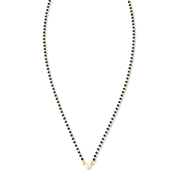 Sumptuous 0.19 CT Diamond Mangalsutra in 18K Gold 