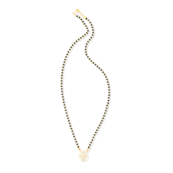 Pretty 0.44 CT Diamond Mangalsutra in 18K Gold 